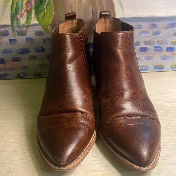 Madewell Brown Ankle Boots - Picture 9 of 9